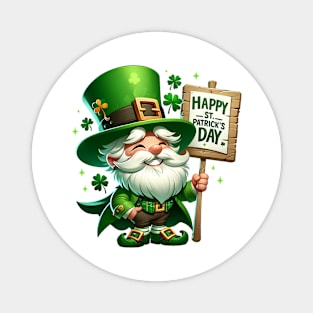 St Patricks Day Leprechaun Magnet